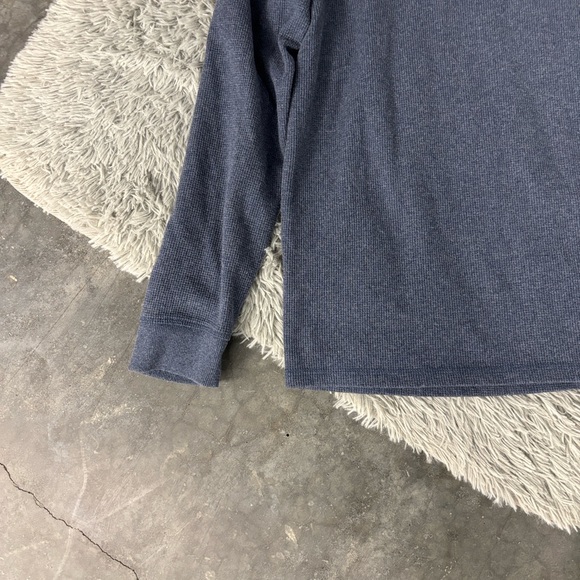 Member’s Mark Classic Blue Long Sleeve Thermal Henley for Men Large L - Picture 8 of 15